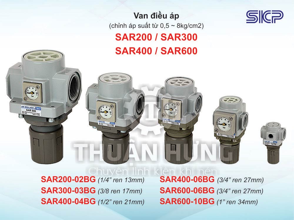 Van điều áp khí nén SKP SAR400-03BG
