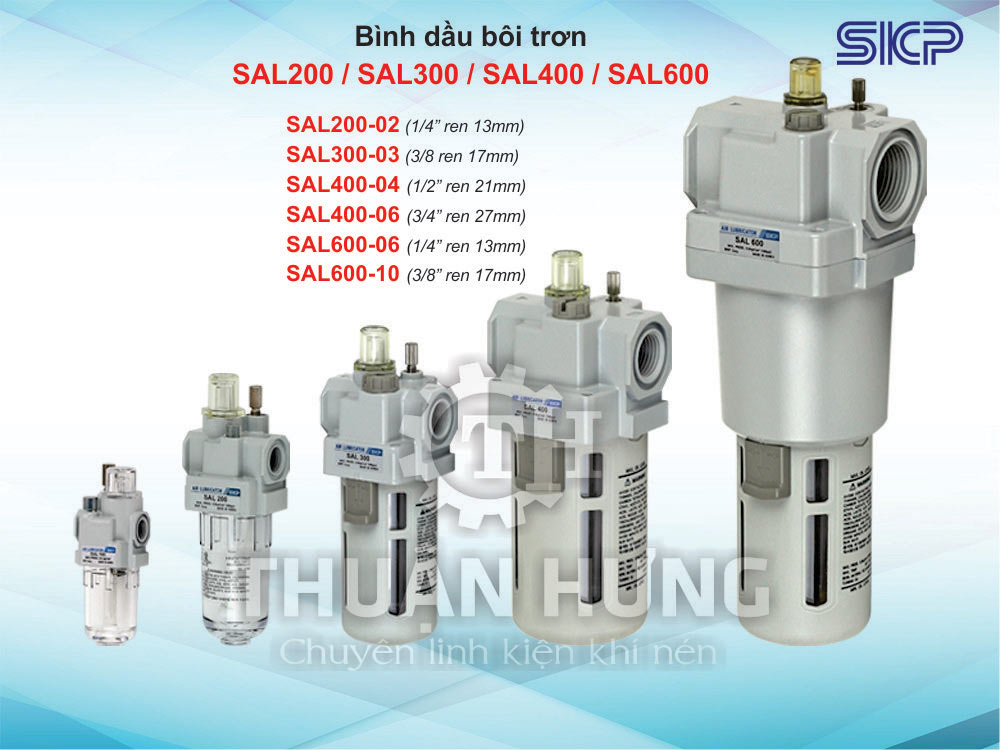 Bộ cấp dầu khí nén SKP SAL200-02