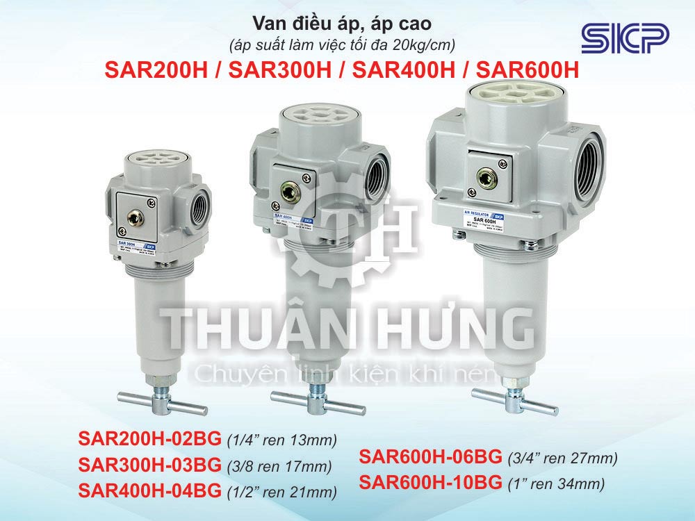 Van điều áp cao áp SKP SAR600H-10BG (áp suất 20kg)