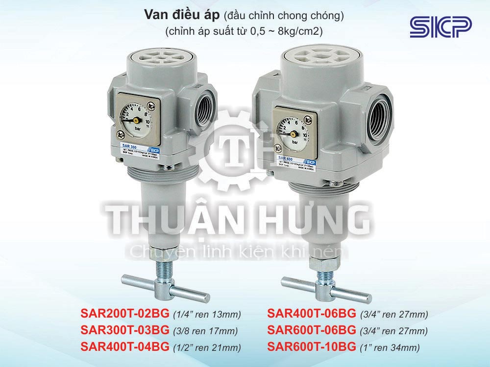 Van điều áp khí nén SKP SAR200T-02